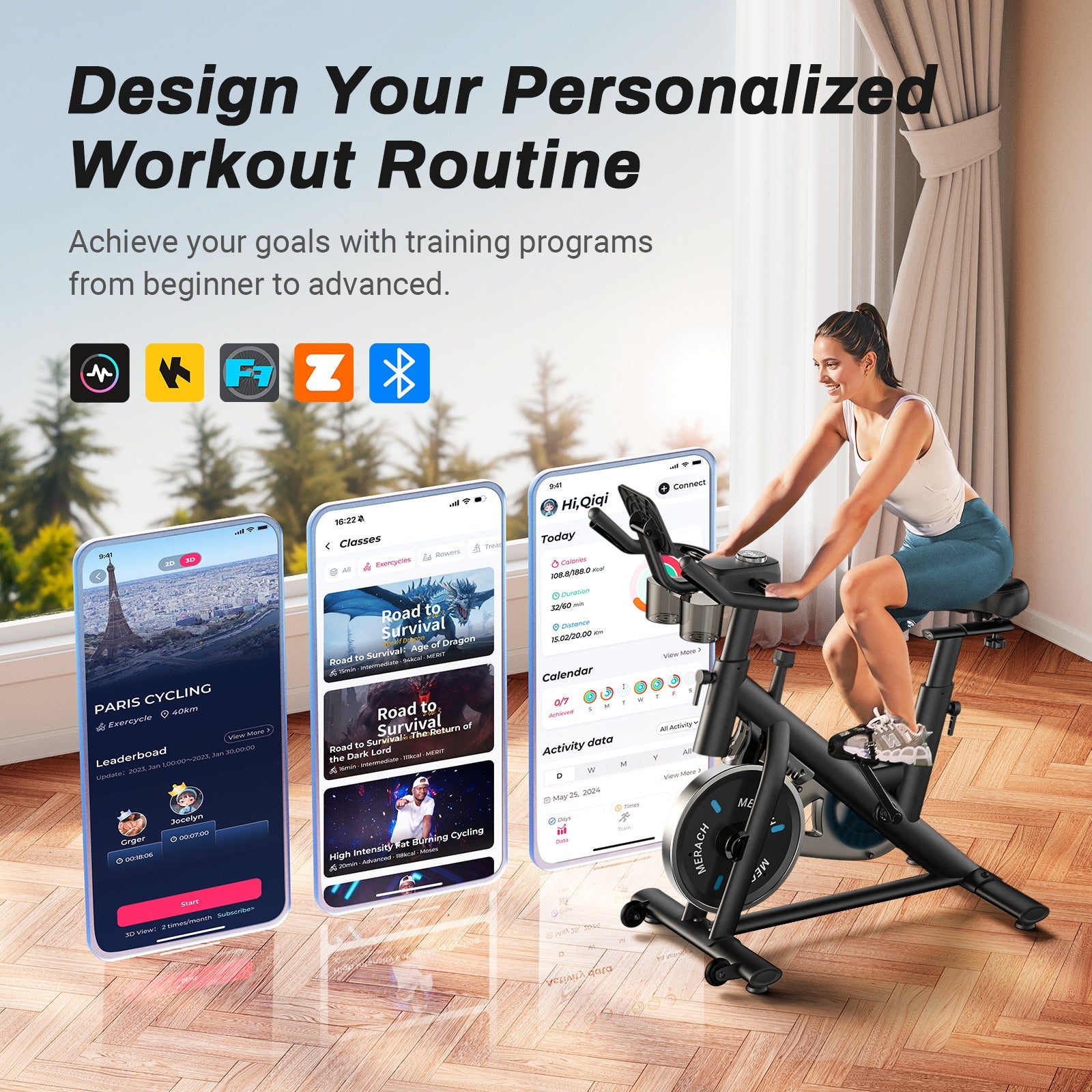exercise bike app
