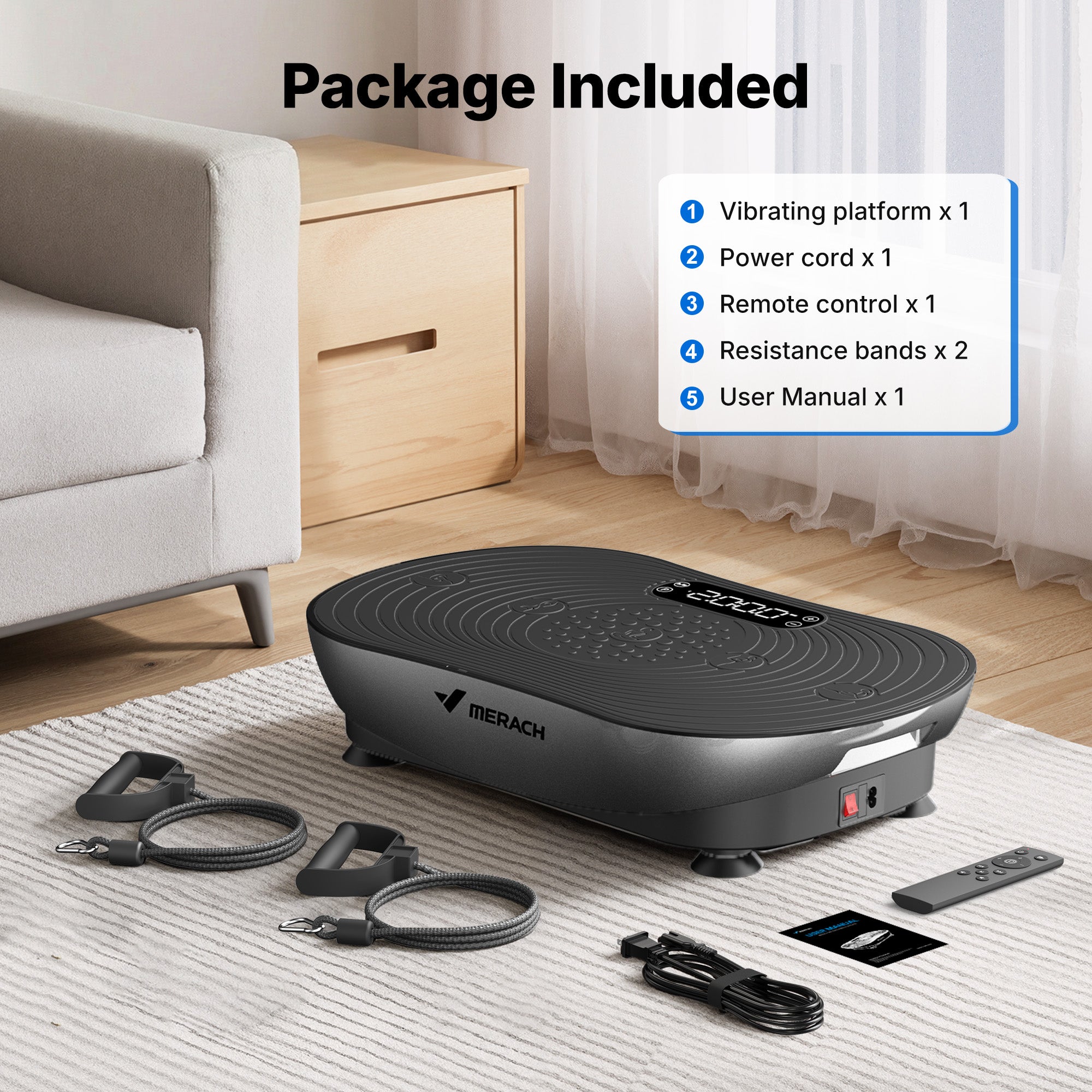 V33 plataforma vibratoria para tonificar con 99 niveles de intensidad