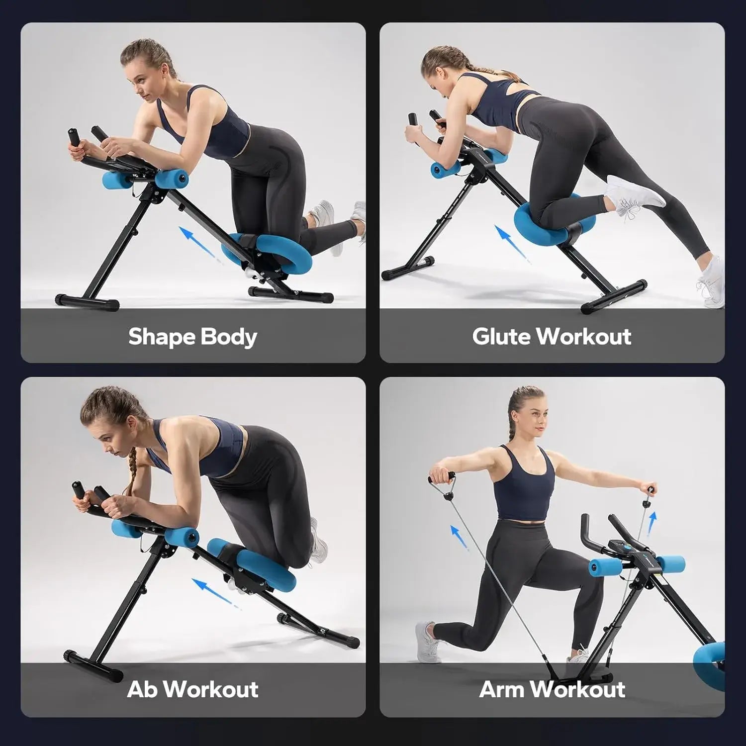adjustable ab trainer machine for progressive workouts