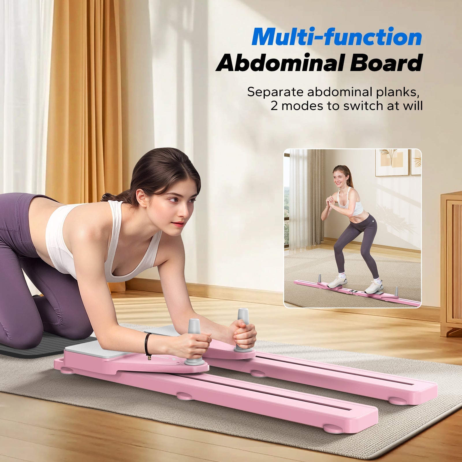 Tabla de pilates multifuncional para hacer abdominales en casa