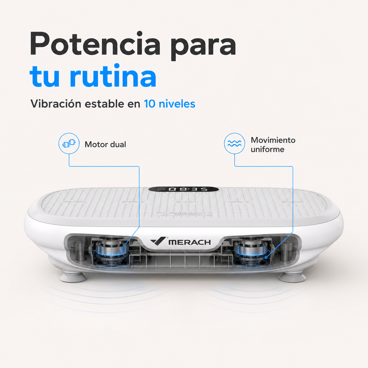 CV40 plataforma vibratoria de alta potencia para bajar de peso