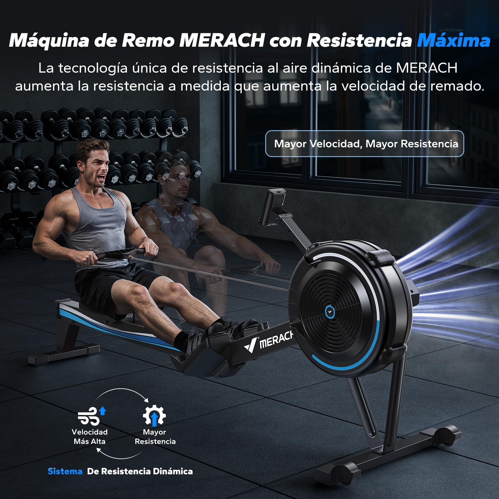NovaRow R50 remadora de aire