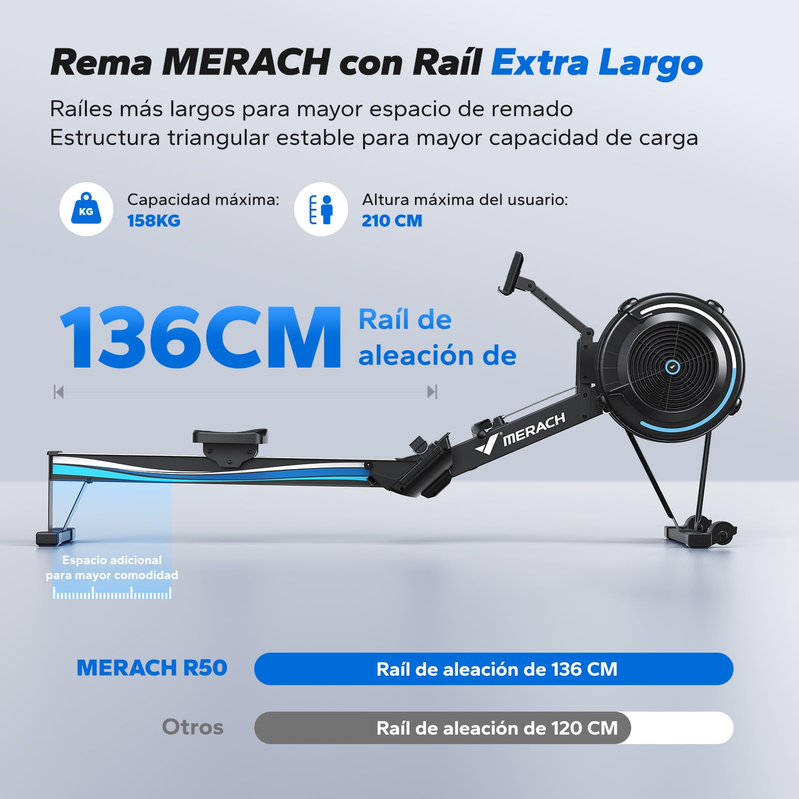 NovaRow R50 remadora de aire