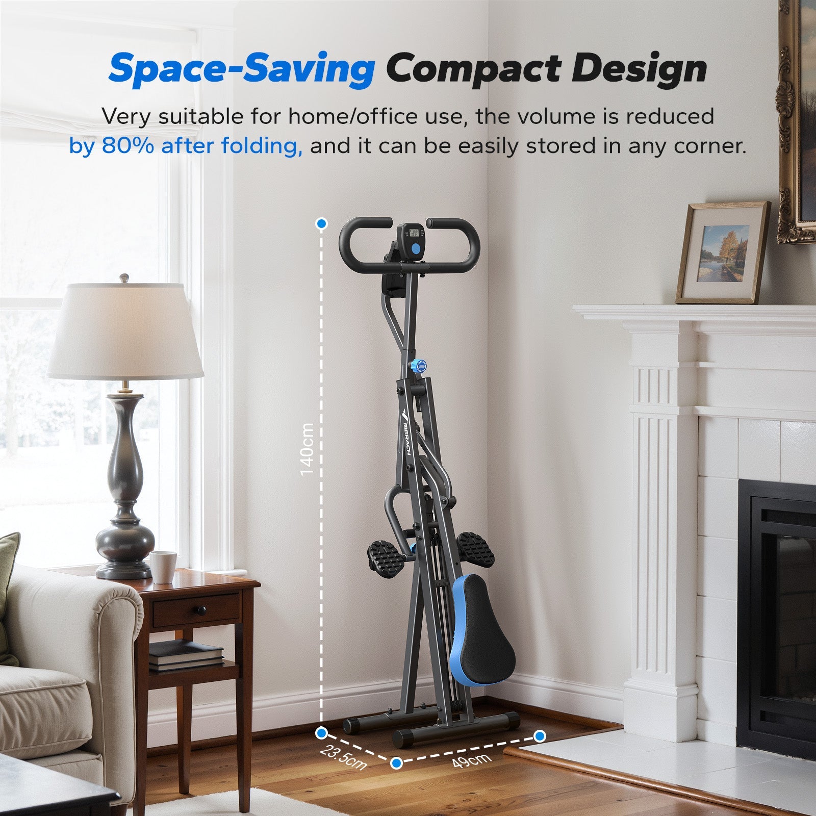 Máquina de sentadillas asistida plegable para casa