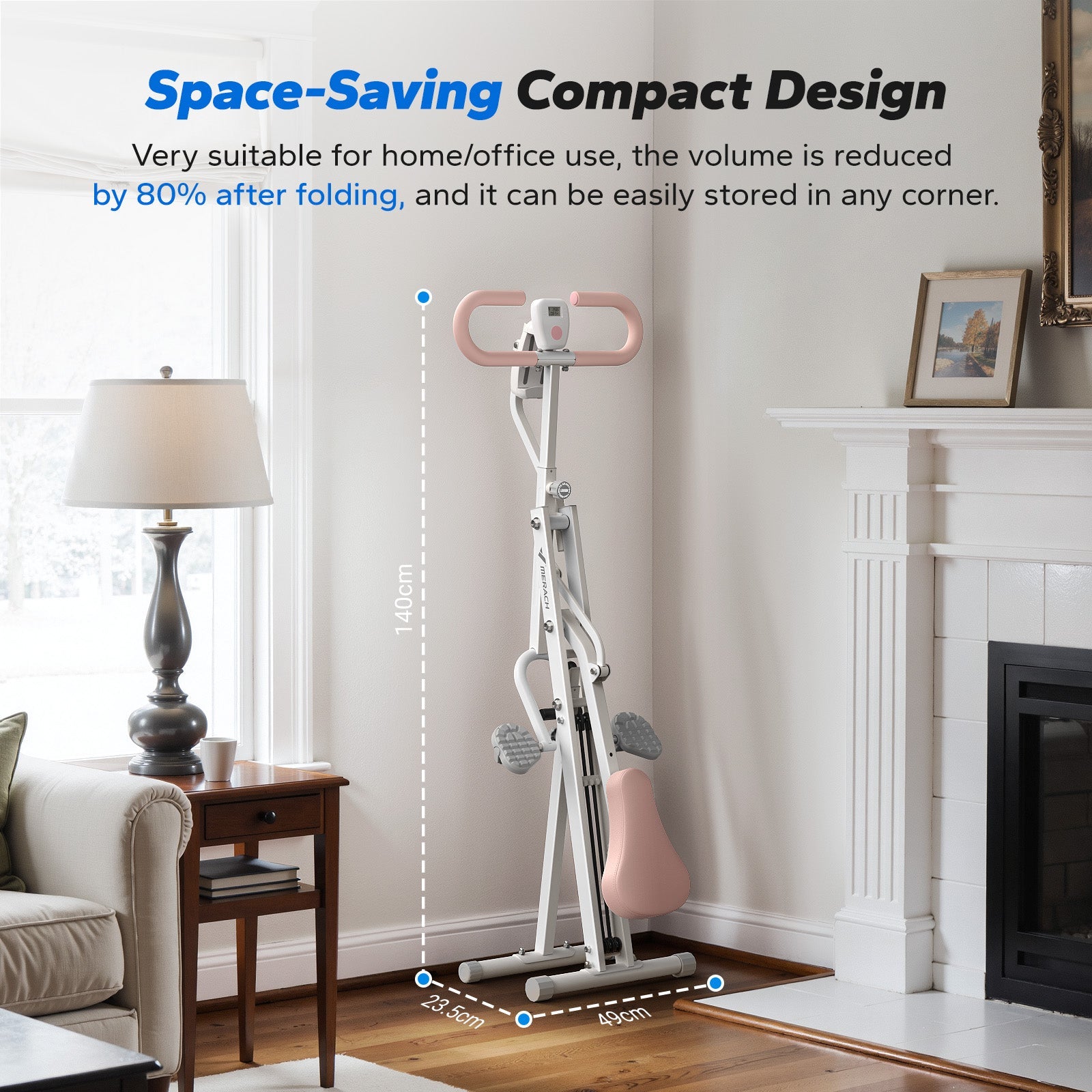 Máquina de sentadillas asistida plegable para casa