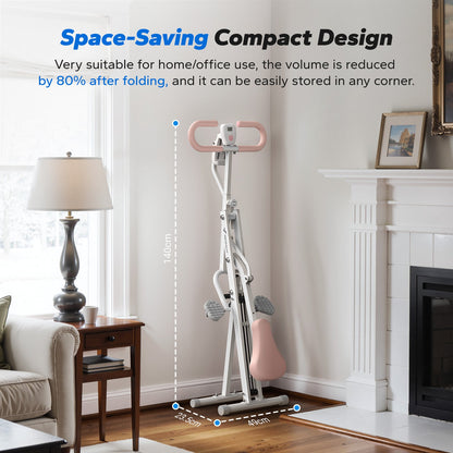 Máquina de sentadillas asistida plegable para casa