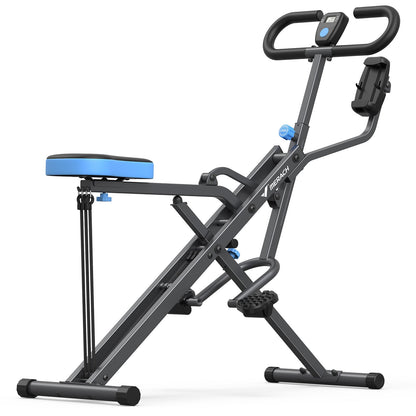 Máquina de sentadillas asistida plegable para casa