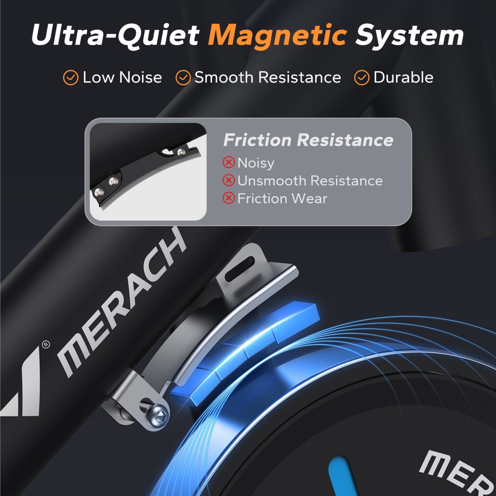 S26 bicicleta de spinning magnética para casa