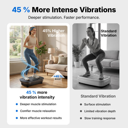 V33 plataforma vibratoria para tonificar con 99 niveles de intensidad