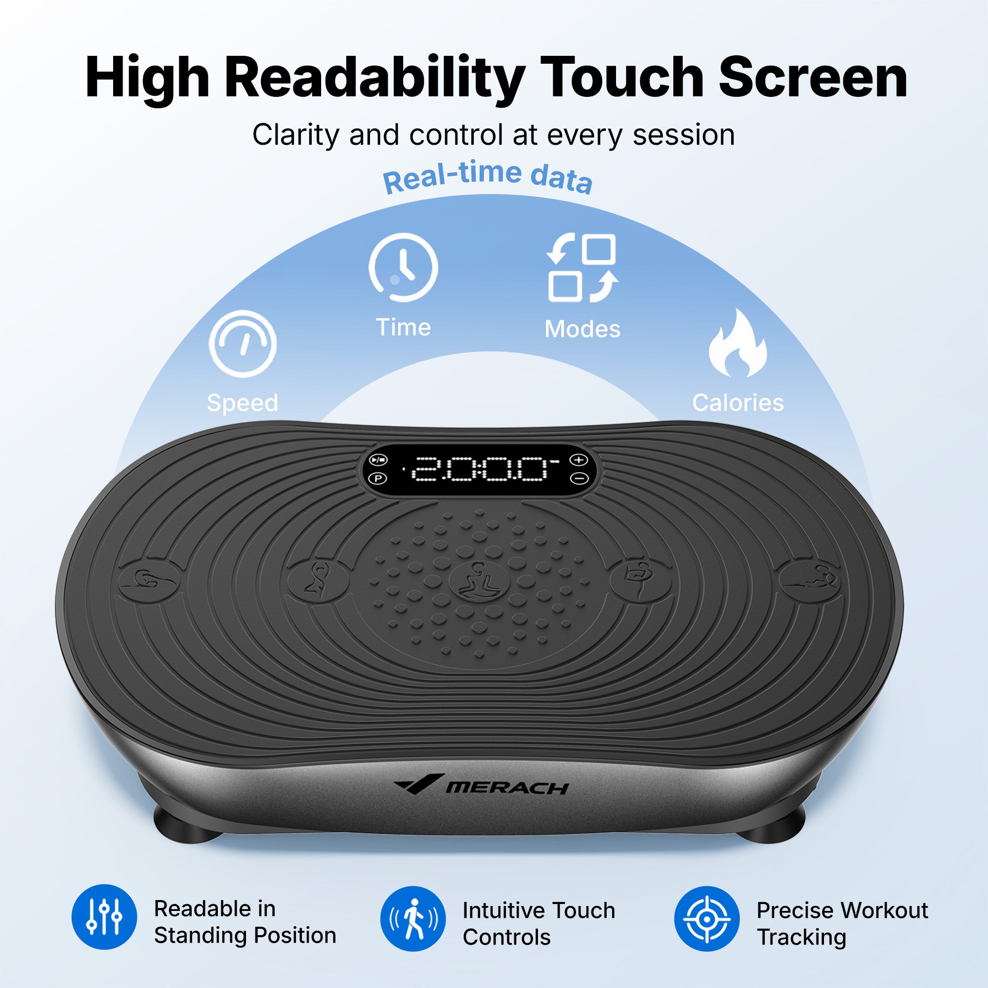 V33 plataforma vibratoria para tonificar con 99 niveles de intensidad