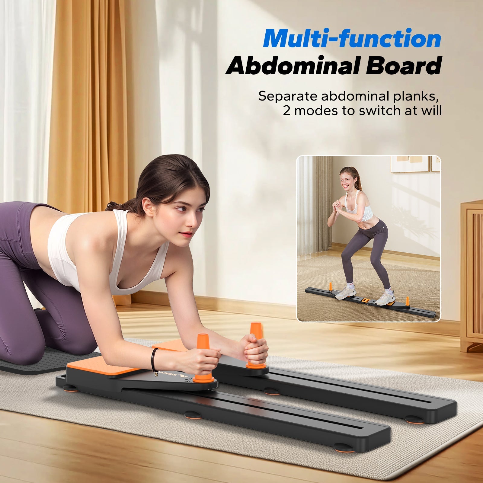 Tabla de pilates multifuncional para hacer abdominales en casa