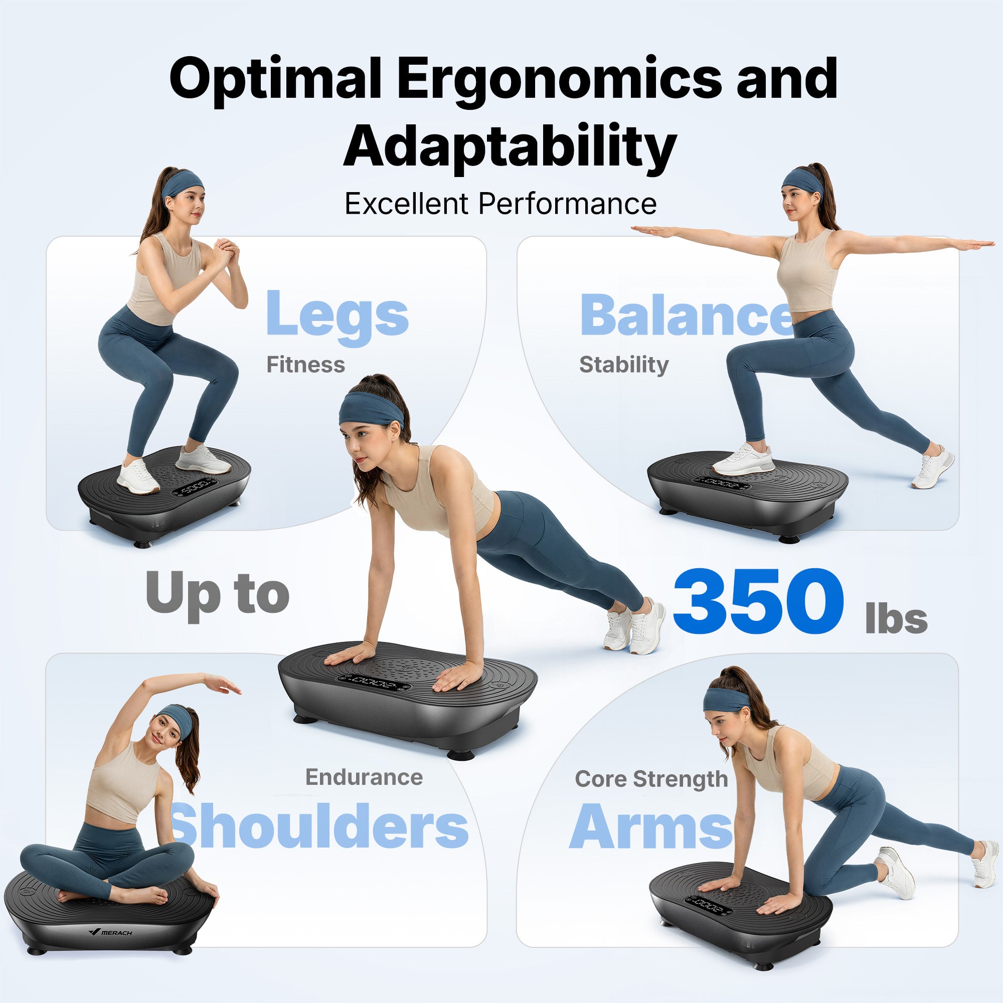 V33 plataforma vibratoria para tonificar con 99 niveles de intensidad