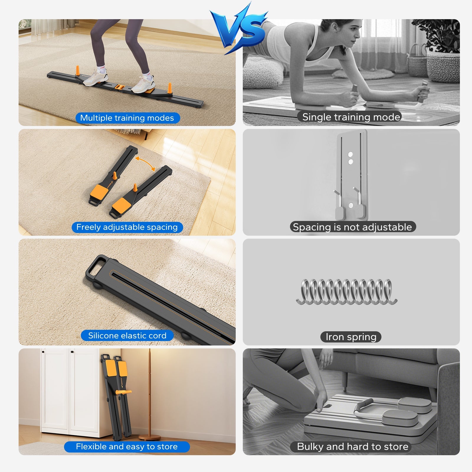 Tabla de pilates multifuncional para hacer abdominales en casa