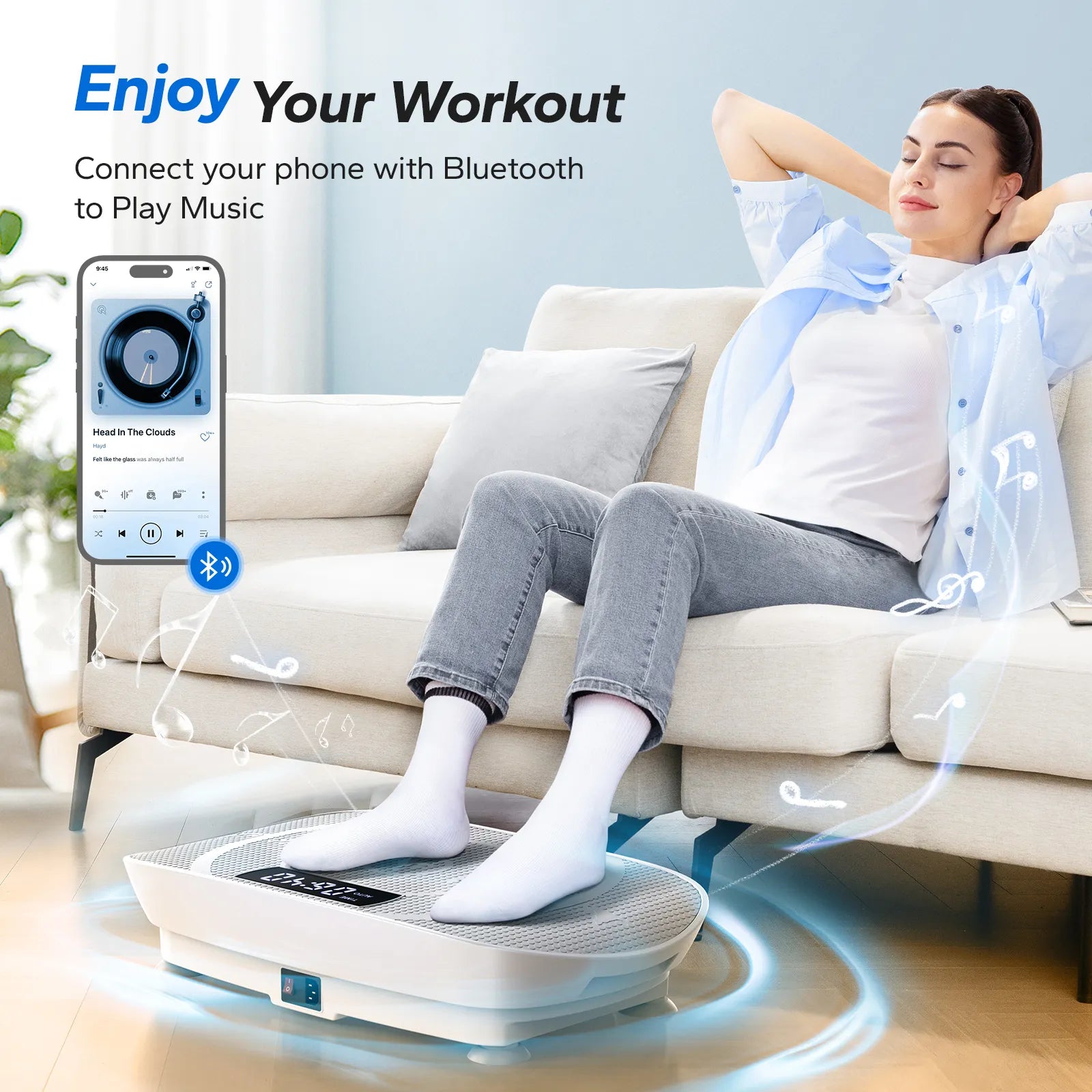 CV30 Pro plataforma vibratoria oscilante para mejorar la circulación