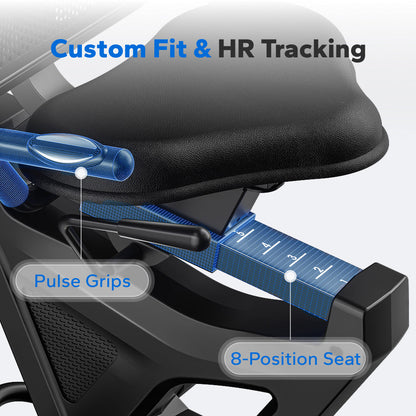 S19 Pro Bicicleta Estática Reclinada Magnética para Uso en Casa