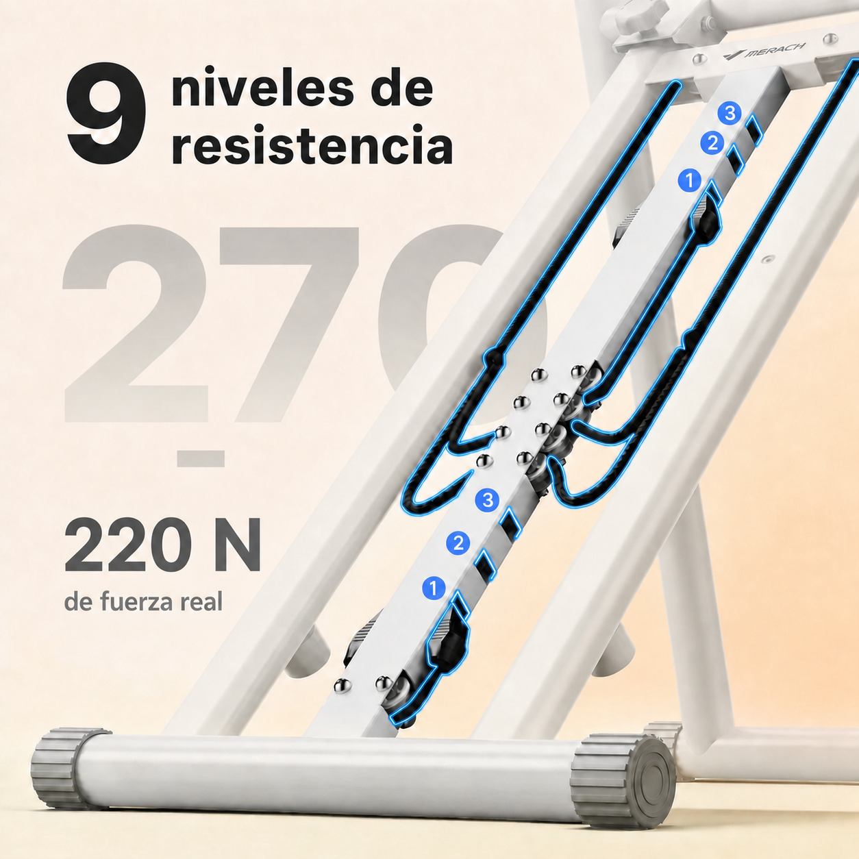 Escaladora vertical plegable - imagen 11 optimizada en español