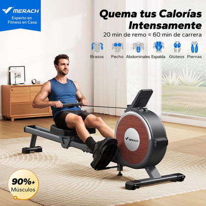 Q1S Máquina de Remo Magnética con Capacidad de 158 kg