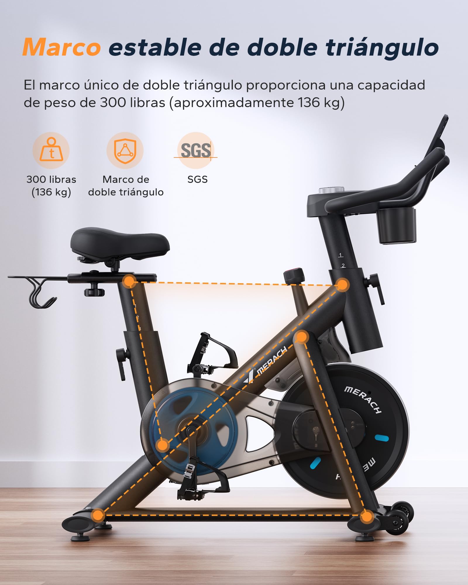 S26 bicicleta de spinning magnética para casa