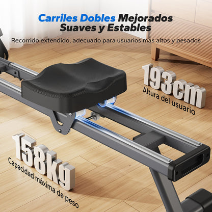 Q1S Máquina de Remo Magnética con Capacidad de 158 kg