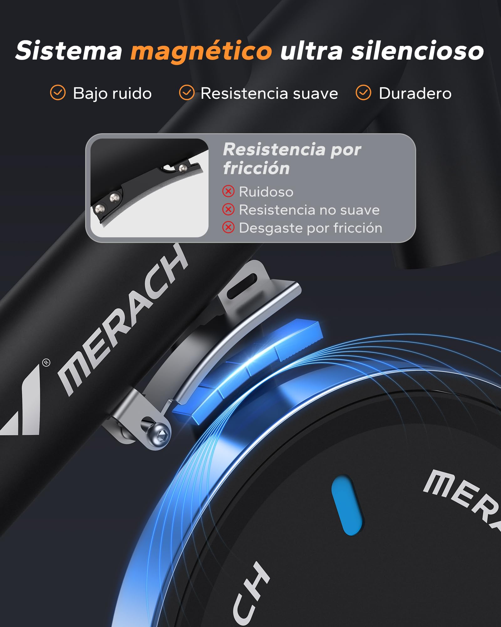S26 bicicleta de spinning magnética para casa