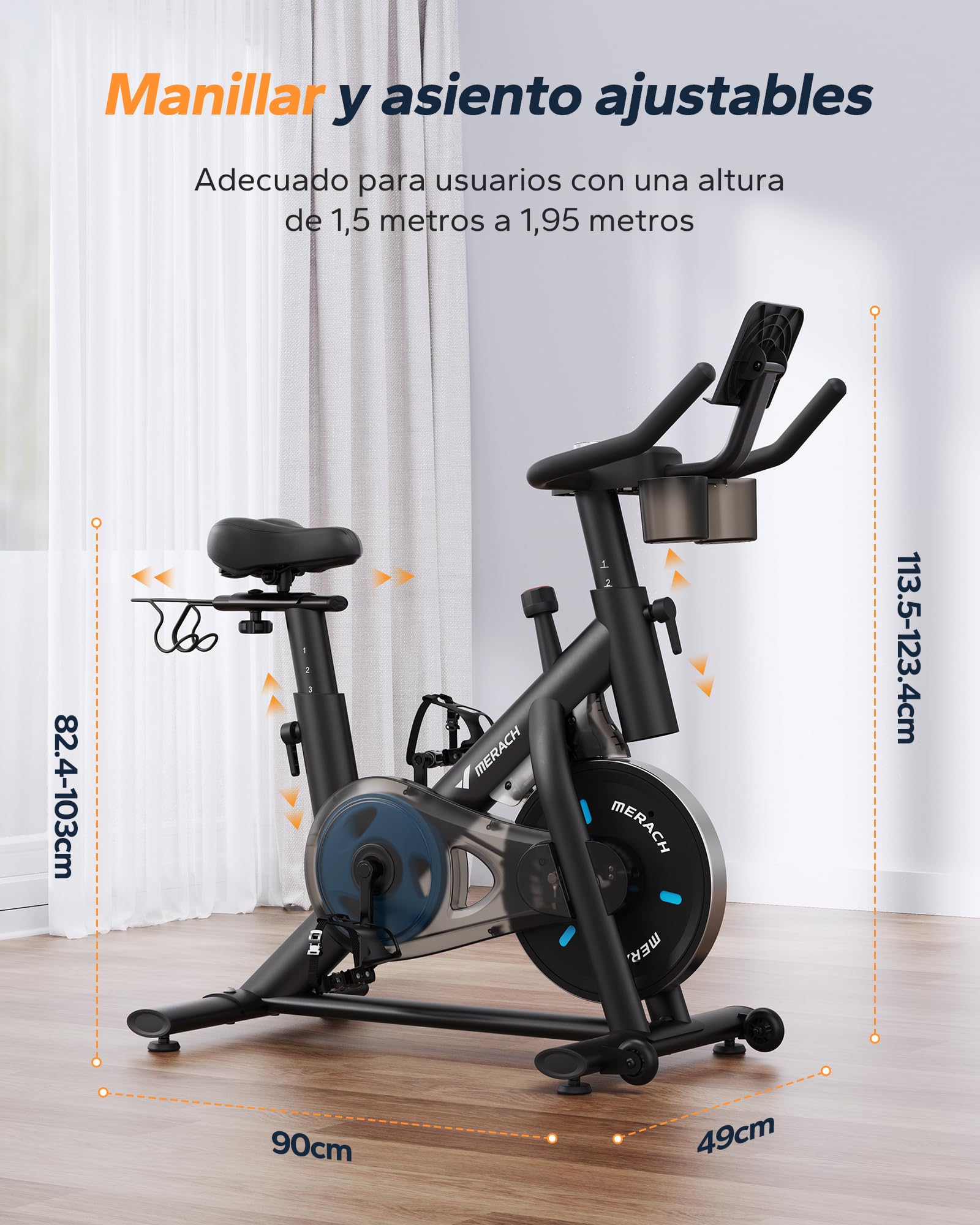 S26 bicicleta de spinning magnética para casa